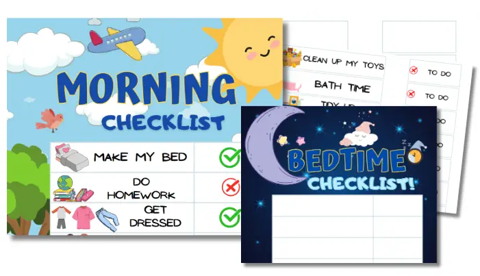 Printable Day and Night Routine PDF